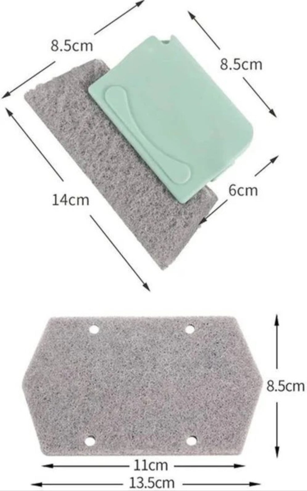 Smart Window Groove & Track Cleaning Brush – Pack of 4 (Deep Cleaning for Window, Door & Kitchen Edges)