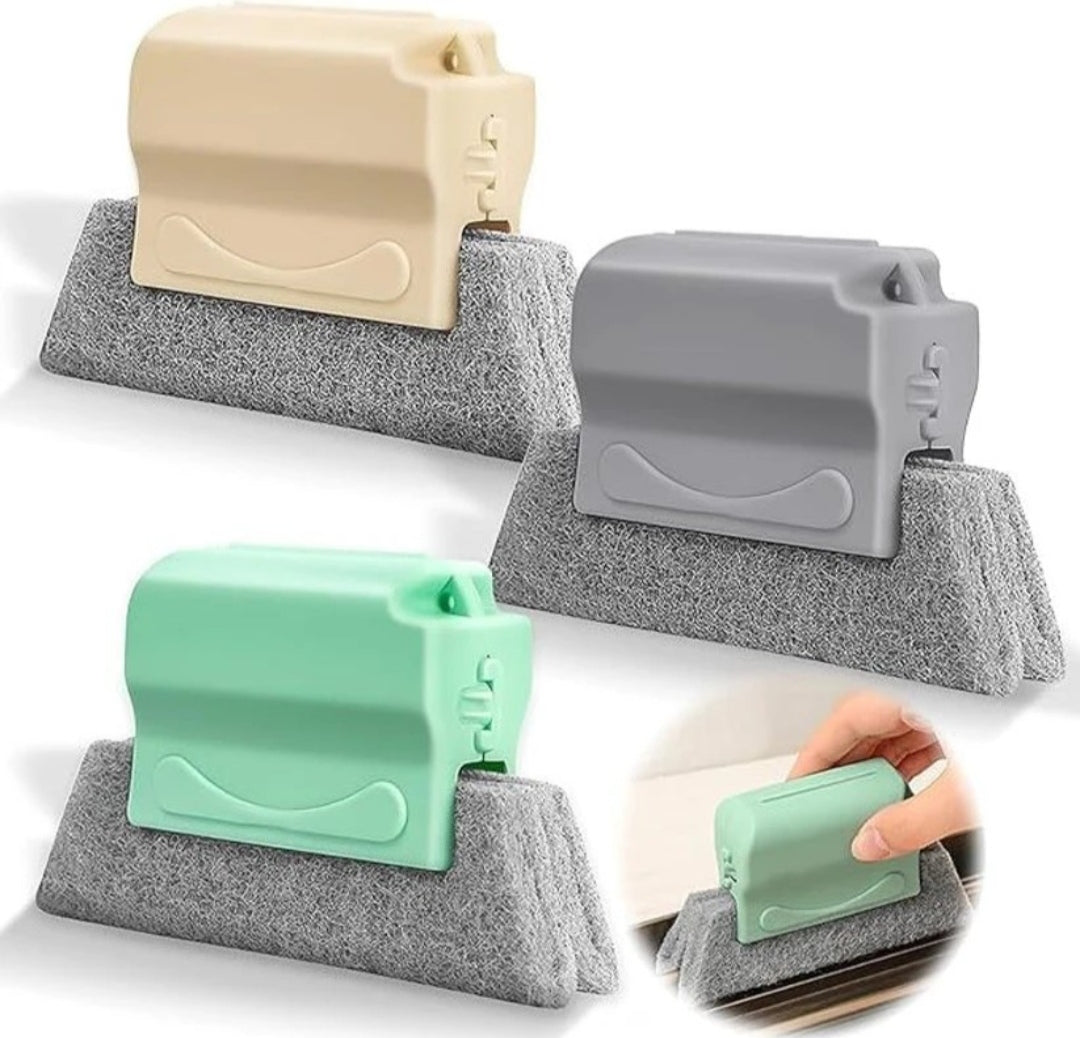 Smart Window Groove & Track Cleaning Brush – Pack of 4 (Deep Cleaning for Window, Door & Kitchen Edges)